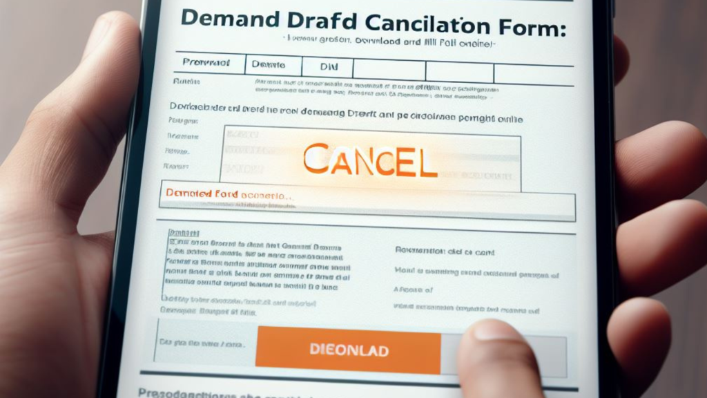 Demand Draft Cancellation