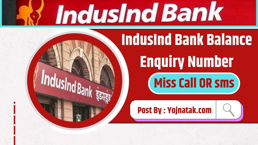 IndusInd Bank Balance Enquiry Number 1 2