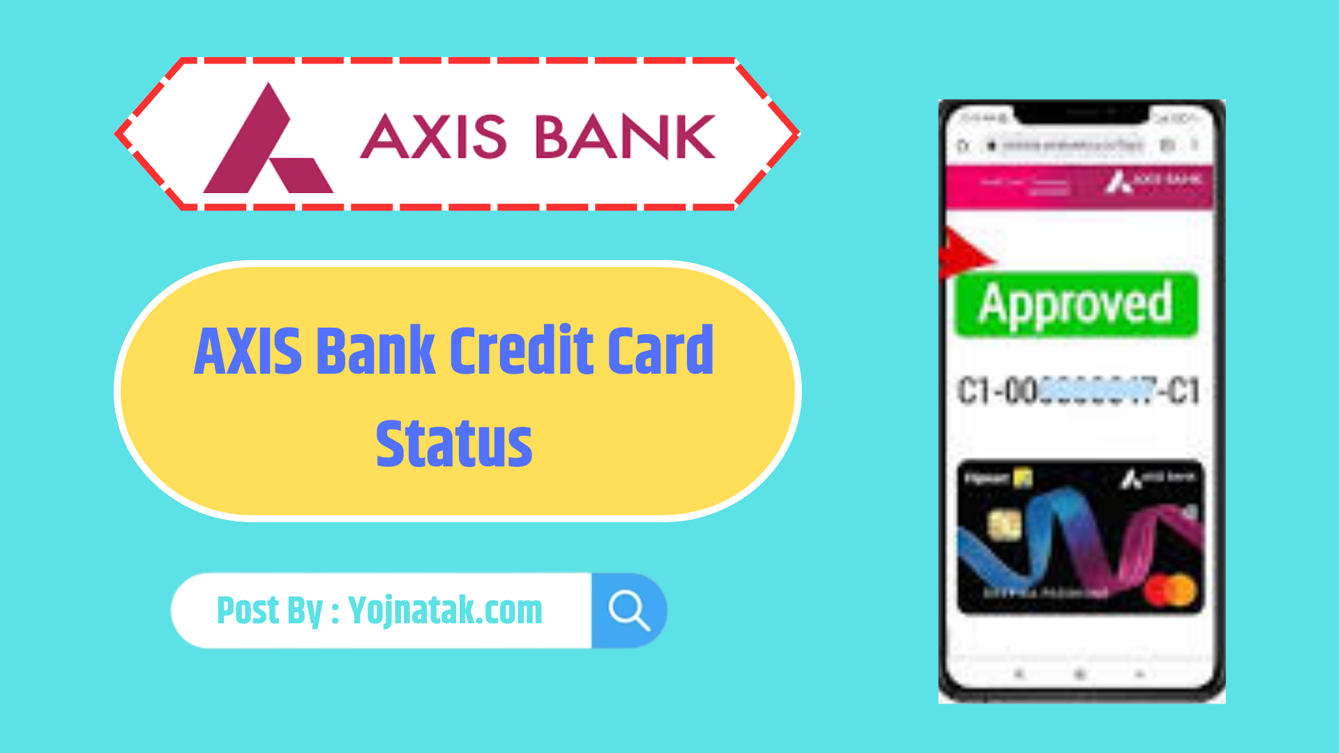 axis bank credit card status