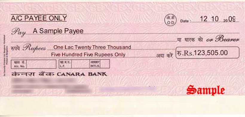 different types of cheques, banker's cheque
