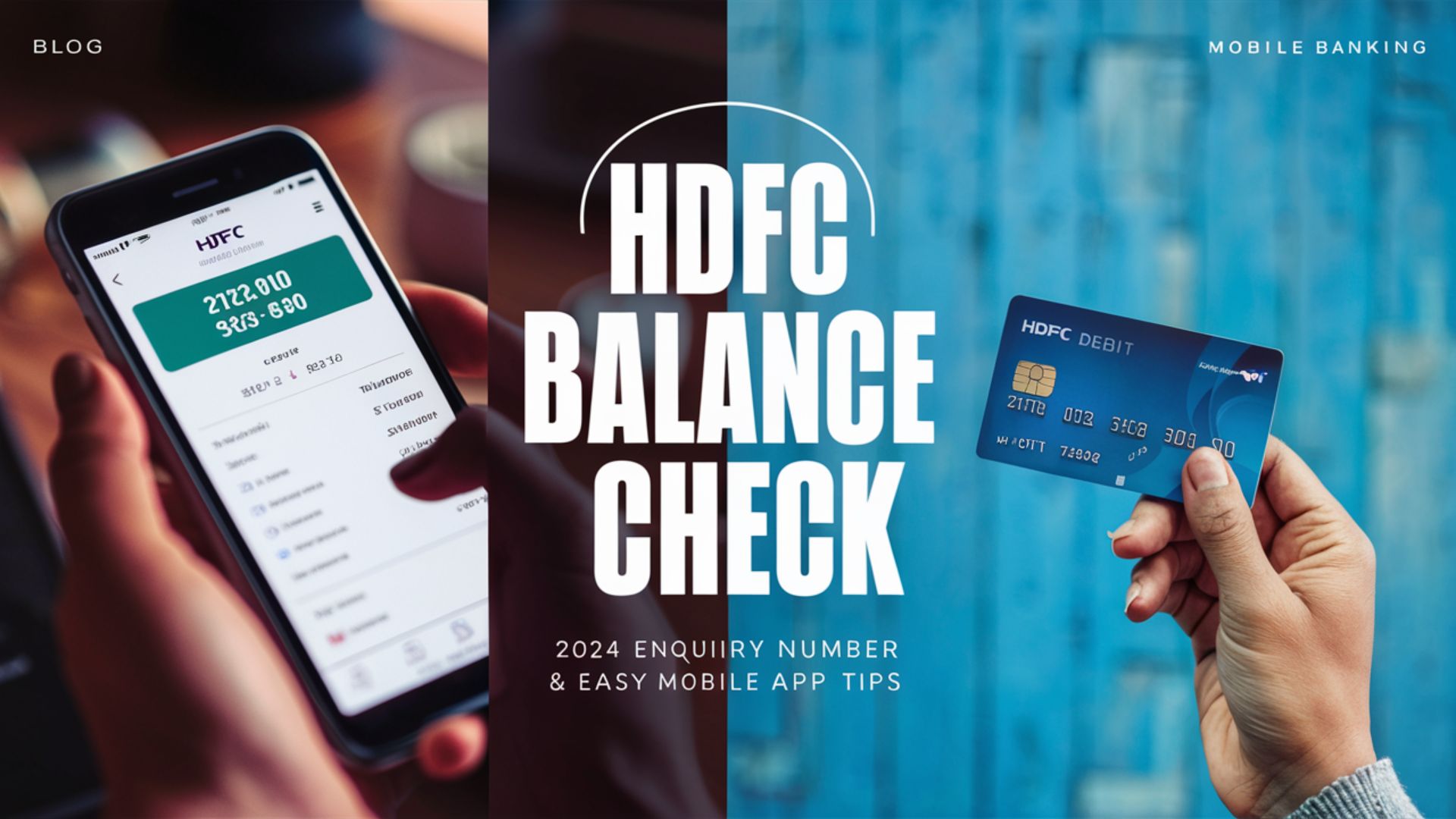HDFC Balance Enquiry Number 2024