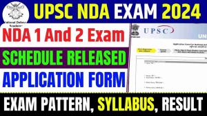 UPSC NDA Exam 2024